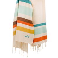 Fouta Siros Beige-Verde Agua   Fouta Siros Beige-Verde Agua   2